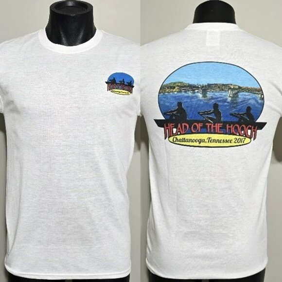 Rowing Regatta T Shirt S Mens HEAD OF THE HOOCH  Chattanooga Tennessee Tee Top - Picture 1 of 8